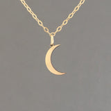 Dainty Crescent Moon Necklace