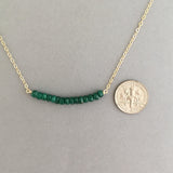 Emerald Beaded Necklace
