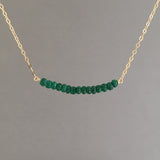 Emerald Beaded Necklace