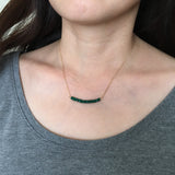Emerald Beaded Necklace