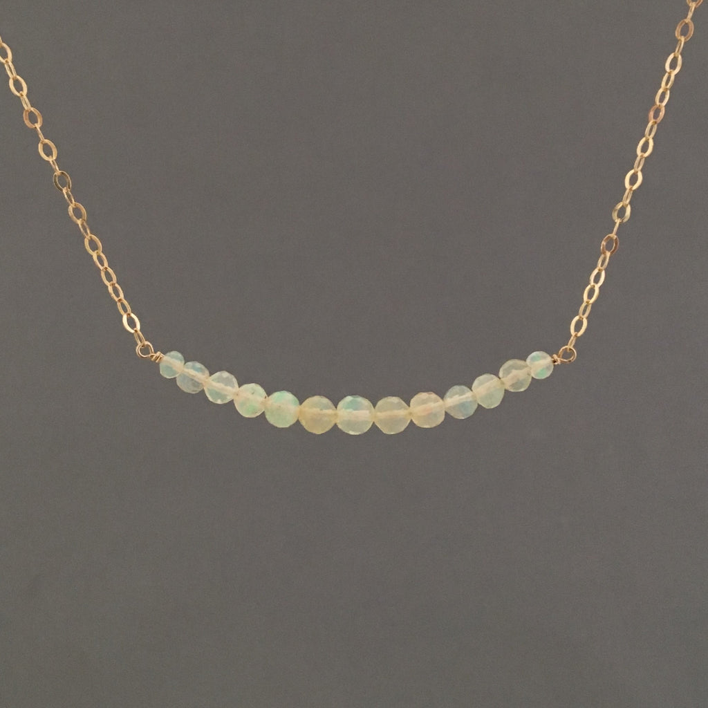 Ethiopian Opal Beaded Necklace