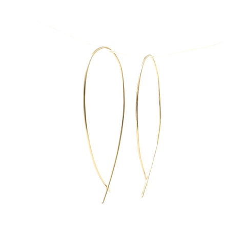 Fishtail Threader Earrings