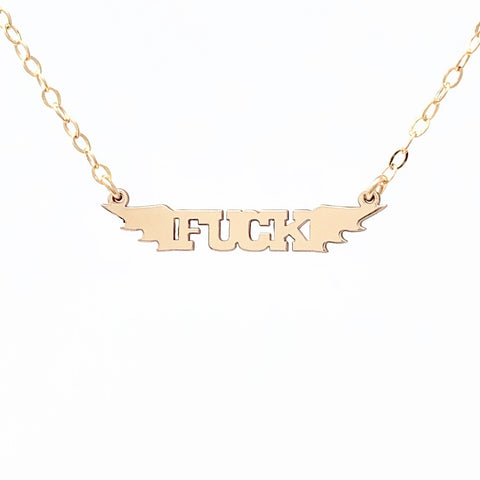Flying Fuck Necklace