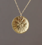 Sun Disc Necklace