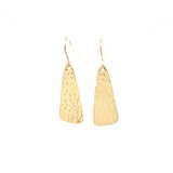 Hammered Drop Earrings