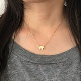 Elephant Gold Fill Necklace