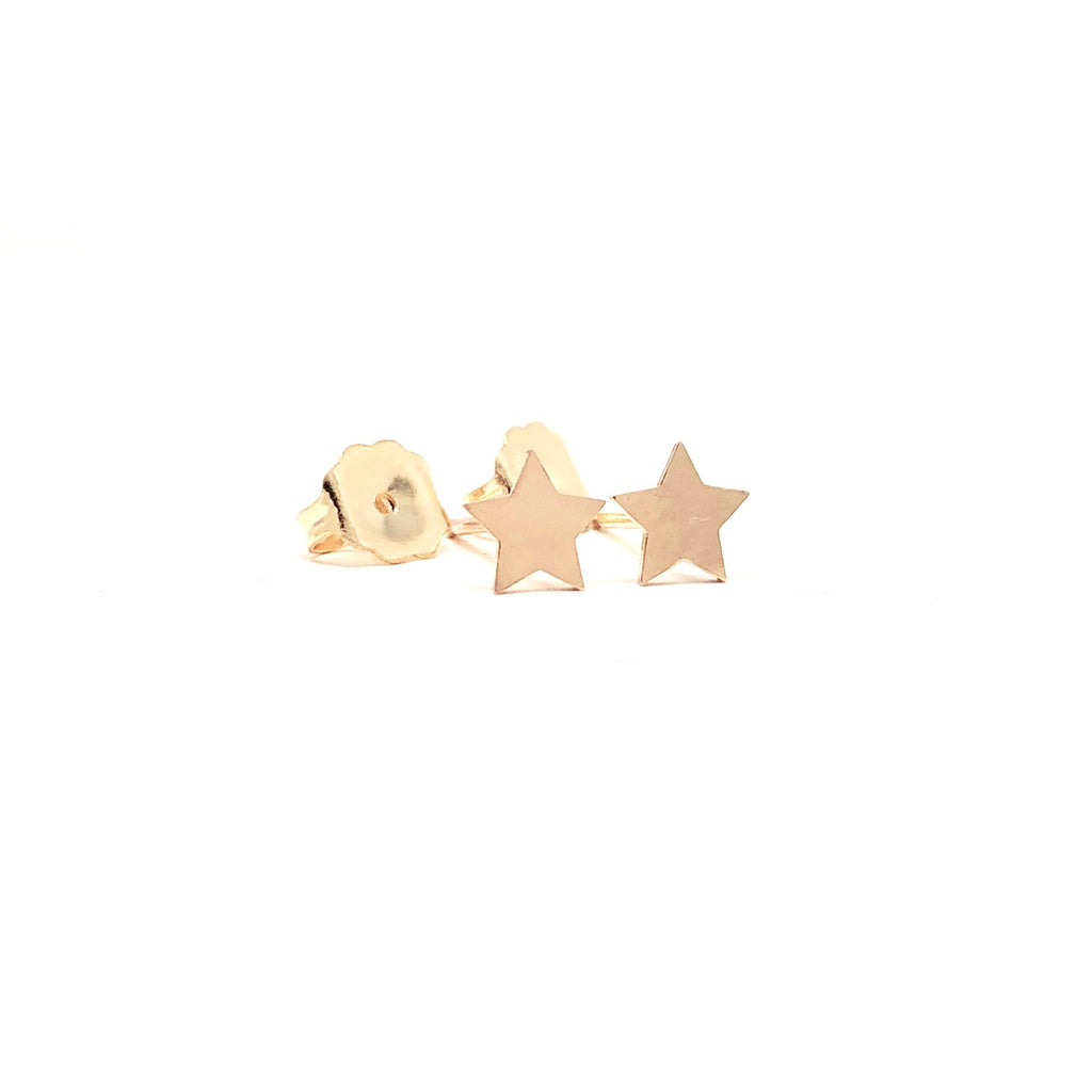 Tiny Star Post Earrings