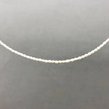 Tiny White Pearl Choker Necklace