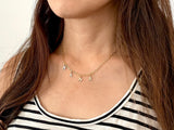 Initial Paperclip Chain Necklace