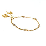 Large Ball Gold Fill Chain Bracelet also in Rose Gold Fill and Sterling Silver