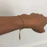 Large Ball Gold Fill Chain Bracelet also in Rose Gold Fill and Sterling Silver