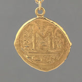 LARGE Ancient Coin Pendant Necklace