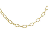 Gold Thick TWISTED LINK Chain Necklace