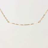 PINK OPAL Morse Code Necklace