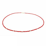 Red Coral Choker Necklace