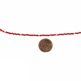 Red Coral Choker Necklace