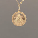 CIRCLE Virgin Mary Necklace