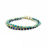 Square Stone Studded Bracelet, Anklet, or Necklace