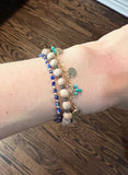 Square Stone Studded Bracelet, Anklet, or Necklace