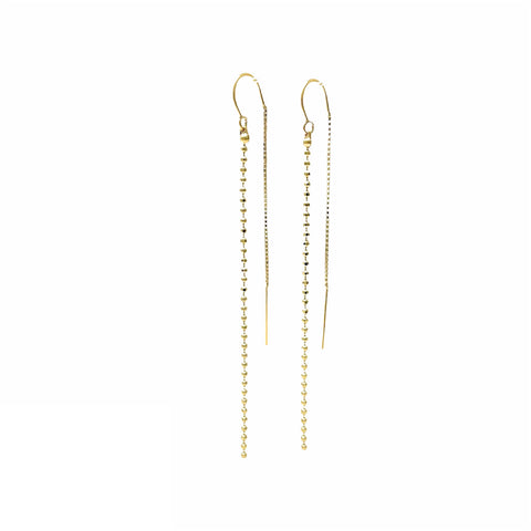 Ball Chain Threader Earrings