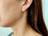 Ball Chain Threader Earrings