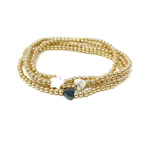Beaded Charm Bracelet