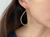 Beaded Teardrop Earrings