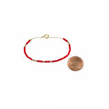 CUSTOM Tube Bead Morse Code Bracelet