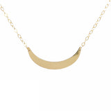 Thick Curved Bar Necklace