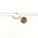 Thick Curved Bar Necklace