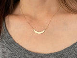 Thick Curved Bar Necklace