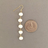 Five Pearl Drop Earrings