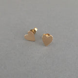 Small Heart Post Earrings