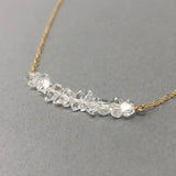 Herkimer Diamond Beaded Necklace