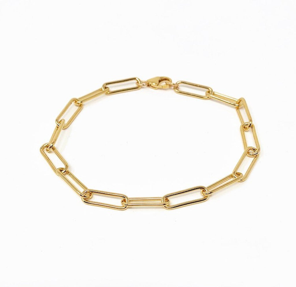 THICK Rectangle Link Chain Bracelet