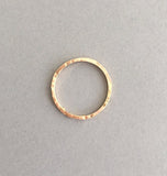 Hammered Thick Ring