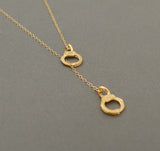 Handcuff Lariat Necklace