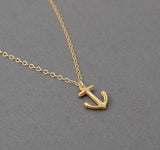 Tiny Anchor Necklace