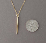 Tiny Spear Dagger Necklace
