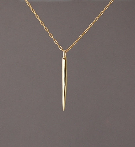 Tiny Spear Dagger Necklace