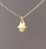 Tiny Hamsa Necklace