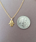 Tiny Hamsa Necklace