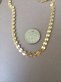Circle Disc Link Necklace