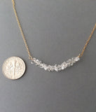 Herkimer Diamond Beaded Necklace