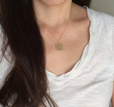 Square Pendant Necklace