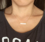 Small Horizontal Bar Necklace