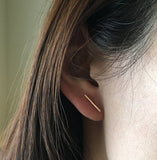 Straight Line Post Earrings