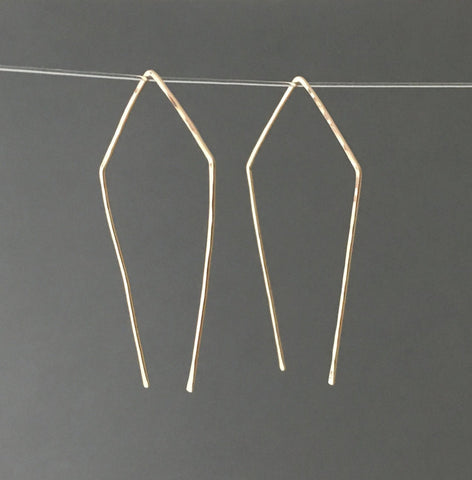 Geometric Pull Through Earrings
