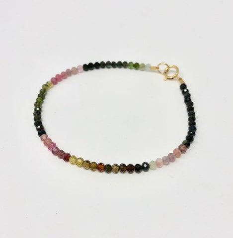 Tourmaline Beaded Bracelet