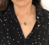 FOUR Tourmaline Bar Necklace